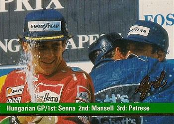 1992 Grid Formula 1 #109 Hungarian GP Front
