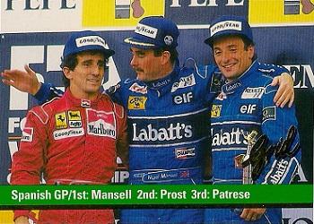 1992 Grid Formula 1 #113 Spanish GP Front