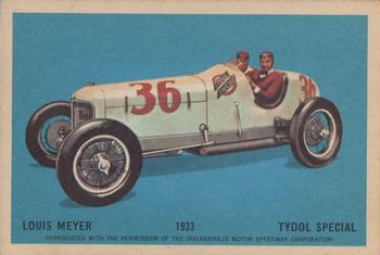 1960 Parkhurst Hawes Wax Indianapolis Speedway Winners (V338-2) #21 Louis Meyer Front