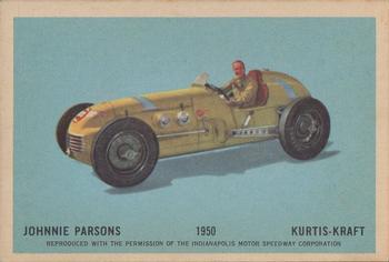 1960 Parkhurst Hawes Wax Indianapolis Speedway Winners (V338-2) #34 Johnnie Parsons Front