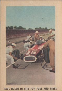 1960 Parkhurst Hawes Wax Indianapolis Speedway Winners (V338-2) #49 Paul Russo Front