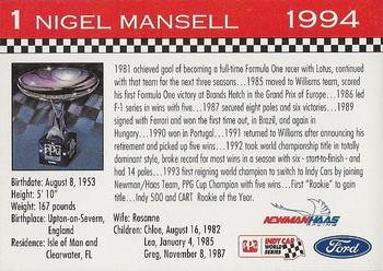 1994 Kmart #NNO Nigel Mansell Back