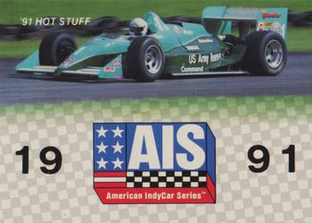 1991 Langenberg Hot Stuff American IndyCar Series #1 Cover Card Front