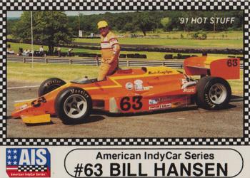 1991 Langenberg Hot Stuff American IndyCar Series #10 Bill Hansen Front