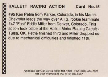 1991 Langenberg Hot Stuff American IndyCar Series #15 Ken Petrie / Eddie Miller Back