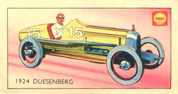 1970 Shell Racing Cars of the World #11 1924 Duesenberg Front