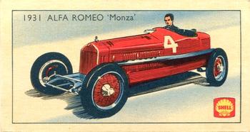 1970 Shell Racing Cars of the World #16 1931 Alfa Romeo Front