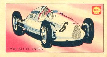1970 Shell Racing Cars of the World #18 1938 Auto Union Front