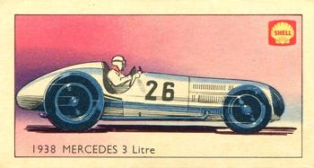 1970 Shell Racing Cars of the World #19 1938 Mercedes-Benz Front