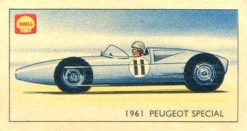 1970 Shell Racing Cars of the World #44 1961 Peugeot Front
