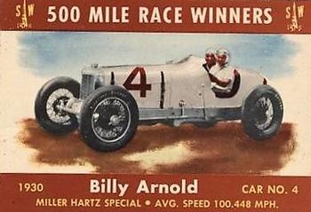 1954 Stark and Wetzel Indy Winners #1930 Billy Arnold Front