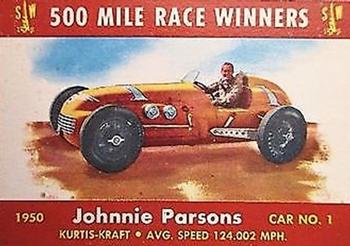 1954 Stark and Wetzel Indy Winners #1950 Johnnie Parsons Front