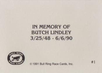 1991 Bull Ring #1 Butch Lindley Back