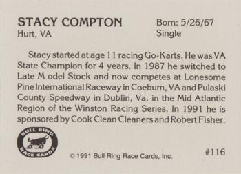 1991 Bull Ring #116 Stacy Compton Back