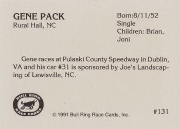 1991 Bull Ring #131 Gene Pack Back
