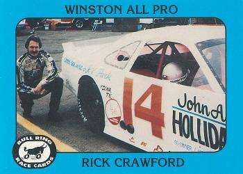 1992 Bull Ring #14 Rick Crawford Front