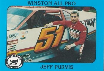1992 Bull Ring #51 Jeff Purvis Front