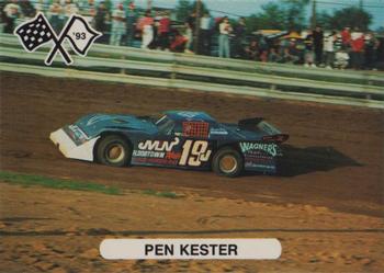 1993 Corter Clinton County & Selinsgrove Speedway #20 Pen Kester Front