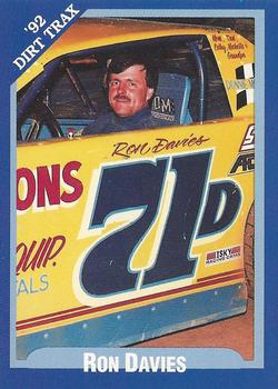 1992 Volunteer Racing Dirt Trax #40 Ron Davies Front