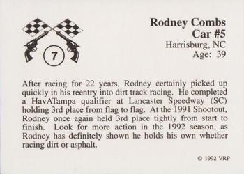 1991 Volunteer Racing Hav-A-Tampa #7 Rodney Combs Back