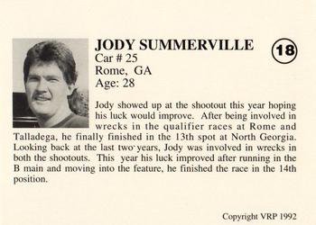 1992 Volunteer Racing Hav-A-Tampa #18 Jody Summerville's Car Back