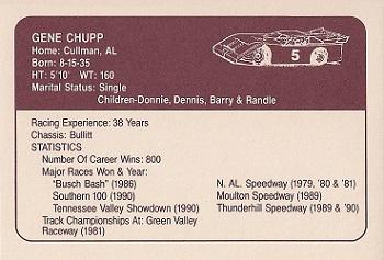1991 JAGS #5 Gene Chupp Back