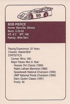 1991 JAGS #50 Bob Pierce Back