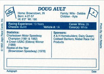1992 JAGS #3 Doug Ault Back