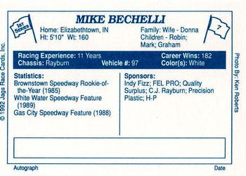 1992 JAGS #7 Mike Bechelli Back