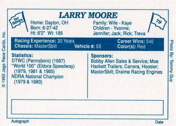 1992 JAGS #79 Larry Moore Back