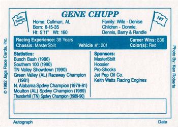 1992 JAGS #147 Gene Chupp Back