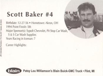 1995 JSK Iceman Supercar Series #NNO Scott Baker Back