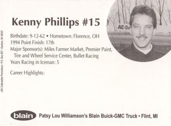 1995 JSK Iceman Supercar Series #NNO Kenny Phillips Back
