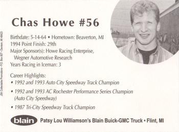 1995 JSK Iceman Supercar Series #NNO Chase Howe Back