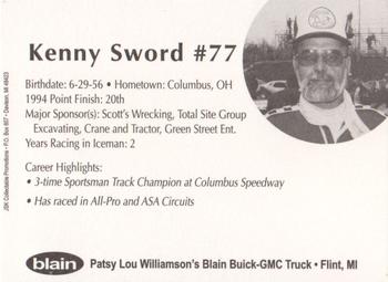 1995 JSK Iceman Supercar Series #NNO Kenny Sword Back