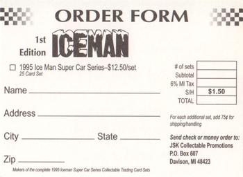 1995 JSK Iceman Supercar Series #NNO Cover Card Back