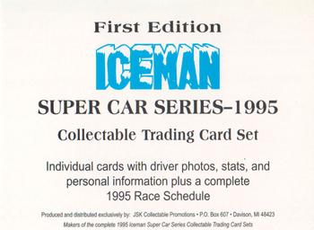1995 JSK Iceman Supercar Series #NNO Cover Card Front