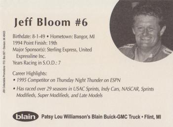 1995 JSK S.O.D. Sprints #NNO Jeff Bloom's Car Back