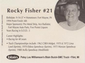 1995 JSK S.O.D. Sprints #NNO Rocky Fisher's Car Back