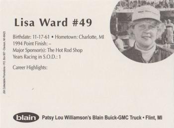 1995 JSK S.O.D. Sprints #NNO Lisa Ward's Car Back