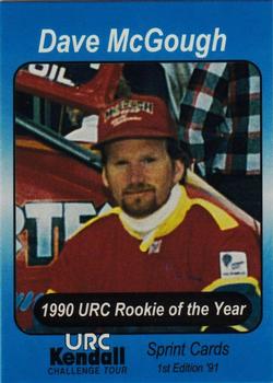 1991 K & W URC Sprints #32 Dave McGough Front