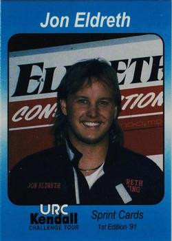 1991 K & W URC Sprints #35 Jon Eldreth Front