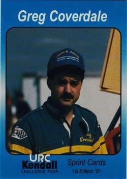 1991 K & W URC Sprints #39 Greg Coverdale Front