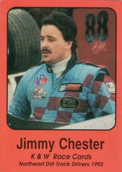 1992 K & W Dirt Track #25 Jimmy Chester Front