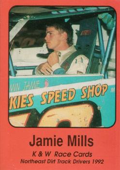 1992 K & W Dirt Track #28 Jamie Mills Front