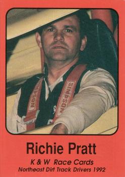 1992 K & W Dirt Track #33 Richie Pratt Front