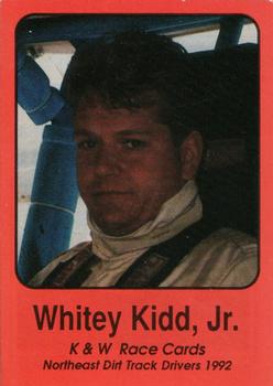 1992 K & W Dirt Track #46 Whitey Kidd, Jr. Front