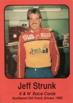 1992 K & W Dirt Track #53 Jeff Strunk Front