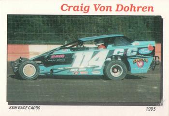 1995 K&W Dirt Track #15 Craig Von Dohren Front