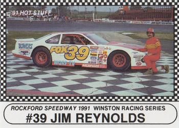 1991 Langenberg Hot Stuff Rockford Speedway #6 Jim Reynolds Front